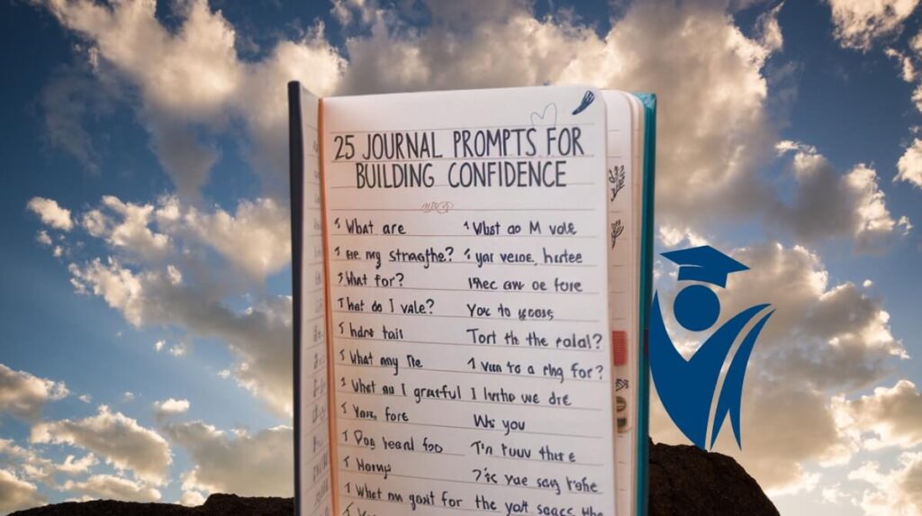 25 journal prompts for building confidence